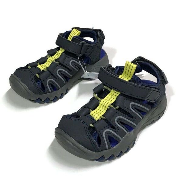 Cat & Jack Afton Hiking Sandals Navy 12 - Picture 7 of 7